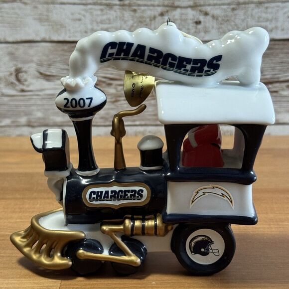 2007 San Diego Chargers Holiday Express Ornament Danbury Mint -- Original Box - Picture 1 of 5